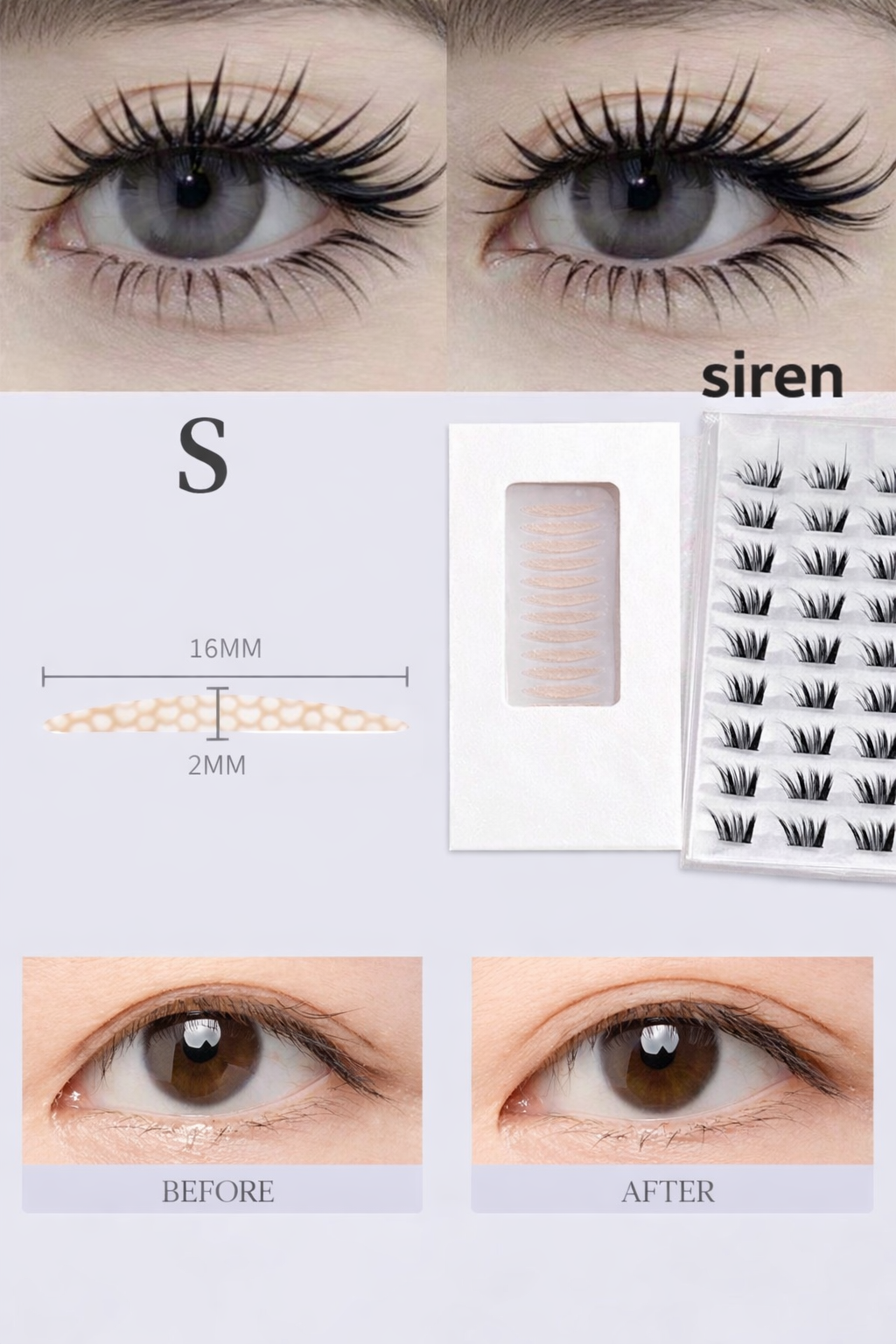 Double Eyelid Lash Set | Bunni Beauty