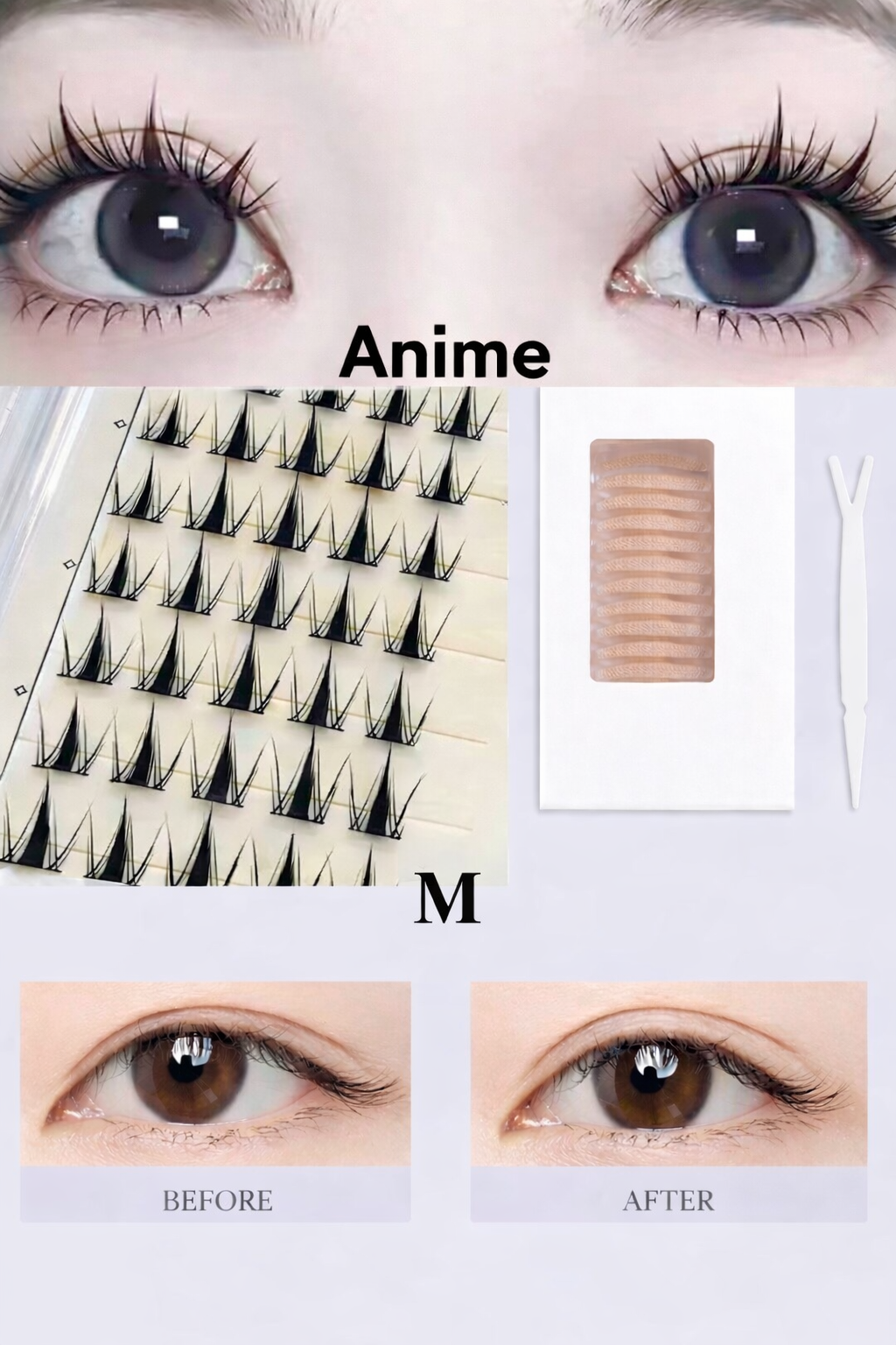 Double Eyelid Lash Set | Bunni Beauty