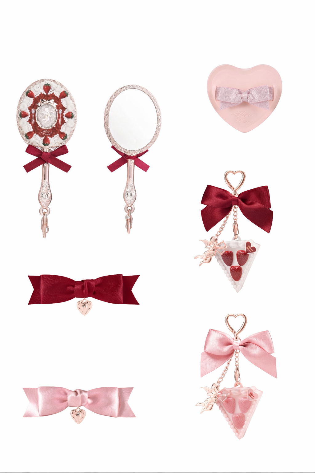 Limited Edition FlowerKnows Full Strawberry Cupid Gift Set + 3 Special Gifts | Bunni Beauty