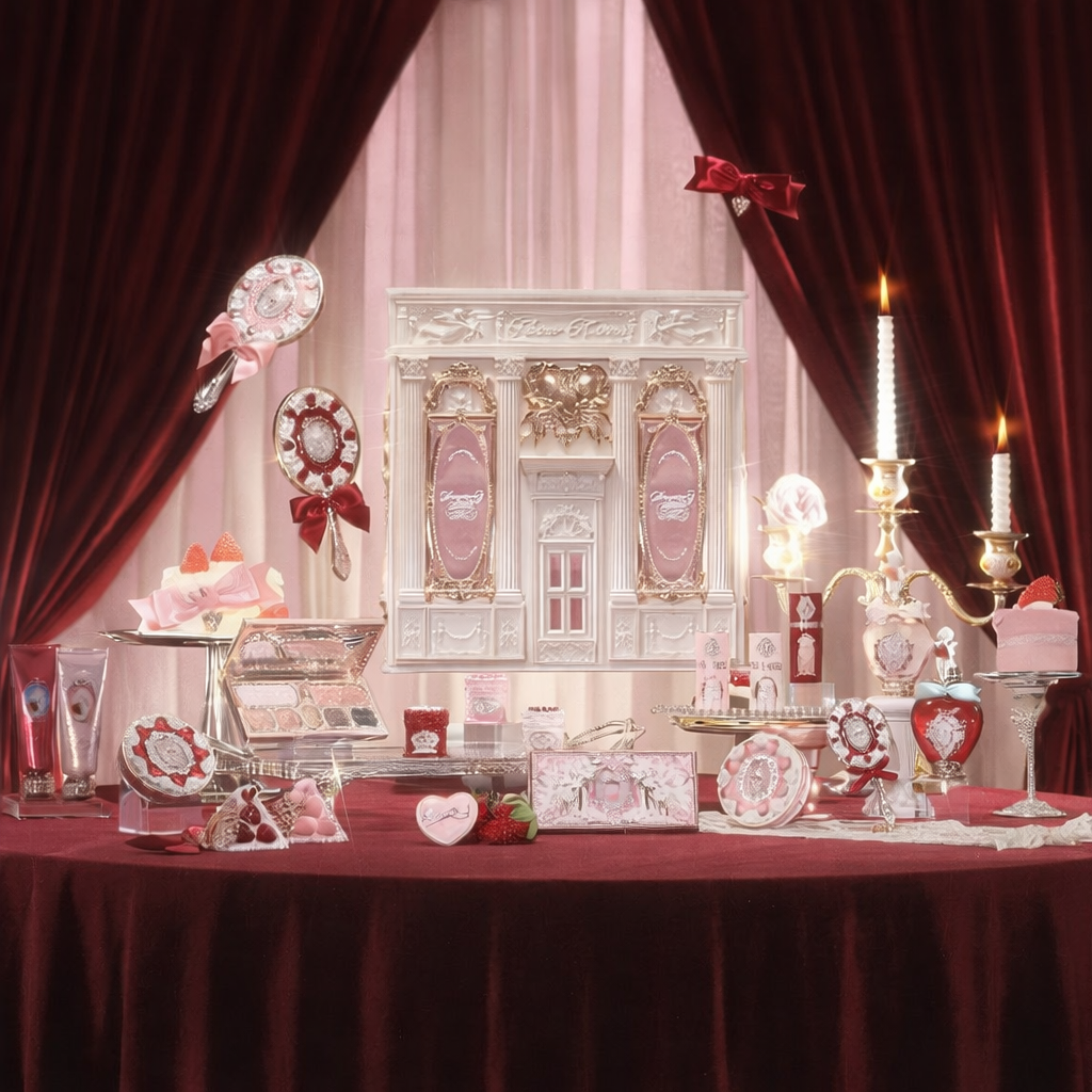 Limited Edition FlowerKnows Full Strawberry Cupid Gift Set + 5 Special Gifts + Hello Kitty Flower Bouquet. | Bunni Beauty