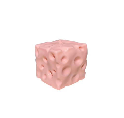 Viral Pink Cheese Squishy Fidget Toy