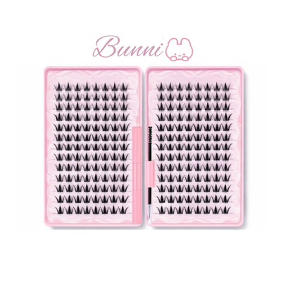 Large Pack Variety Lash Cluster Set With Strong/Waterproof Glue & Bond | Bunni Beauty