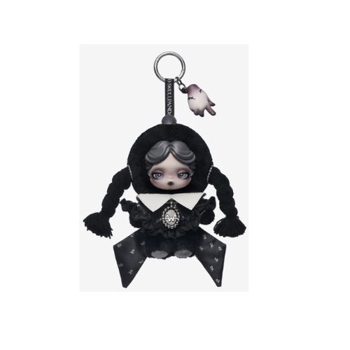 SKULLPANDA × Wednesday Plush (Classic Dress Version) | Bunni Beauty