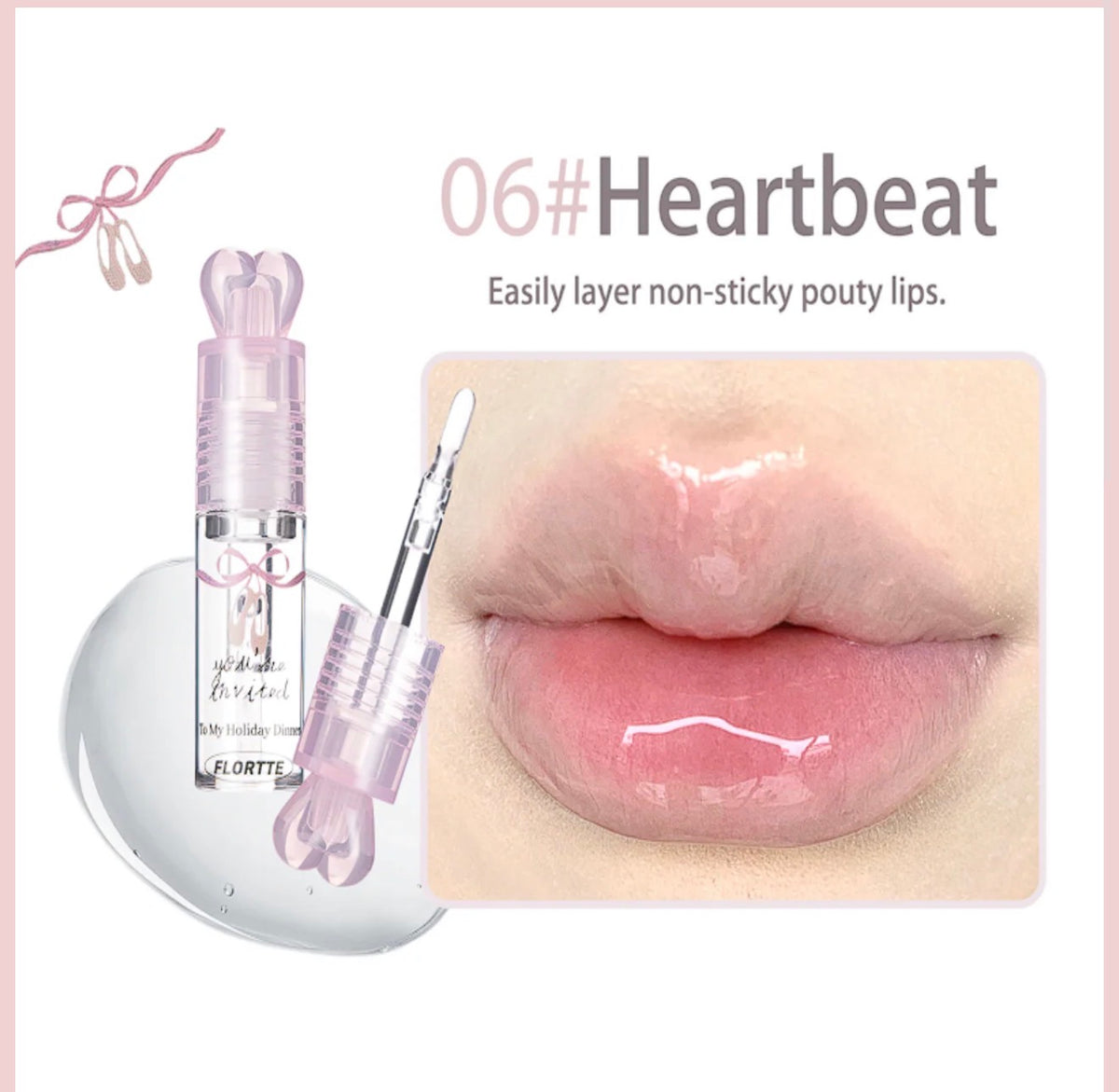 Flortte Small Bowknot Film-Forming Lip Cream | Bunni Beauty
