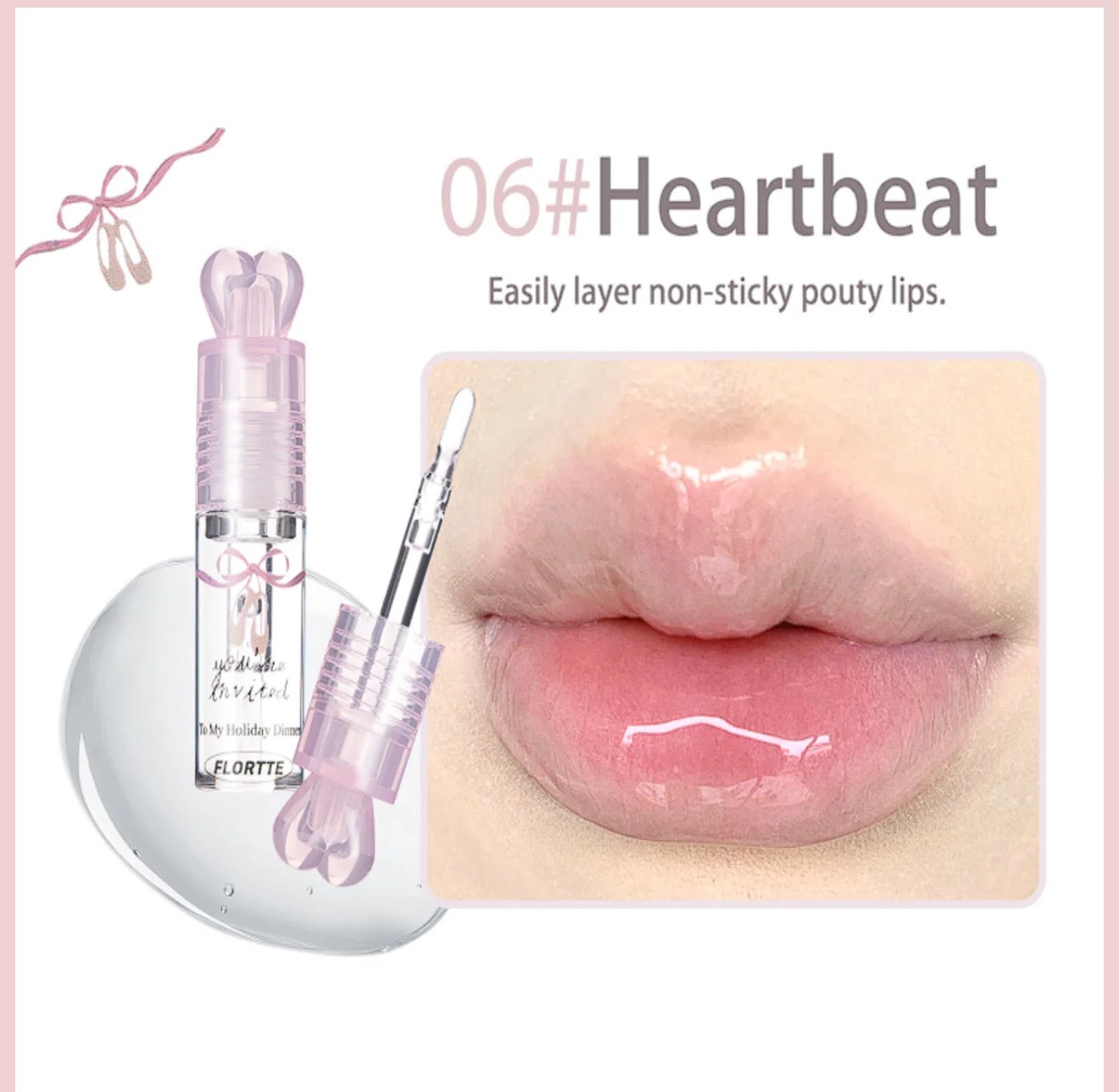 Flortte Small Bowknot Film-Forming Lip Cream | Bunni Beauty