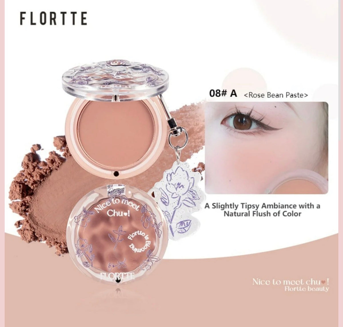 Flortte Nice To Meet Chu Powder Blush | Bunni Beauty