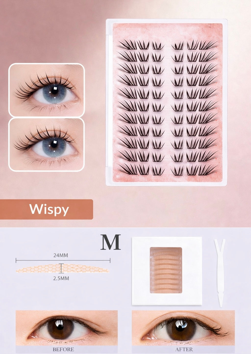 Double Eyelid Lash Set | Bunni Beauty