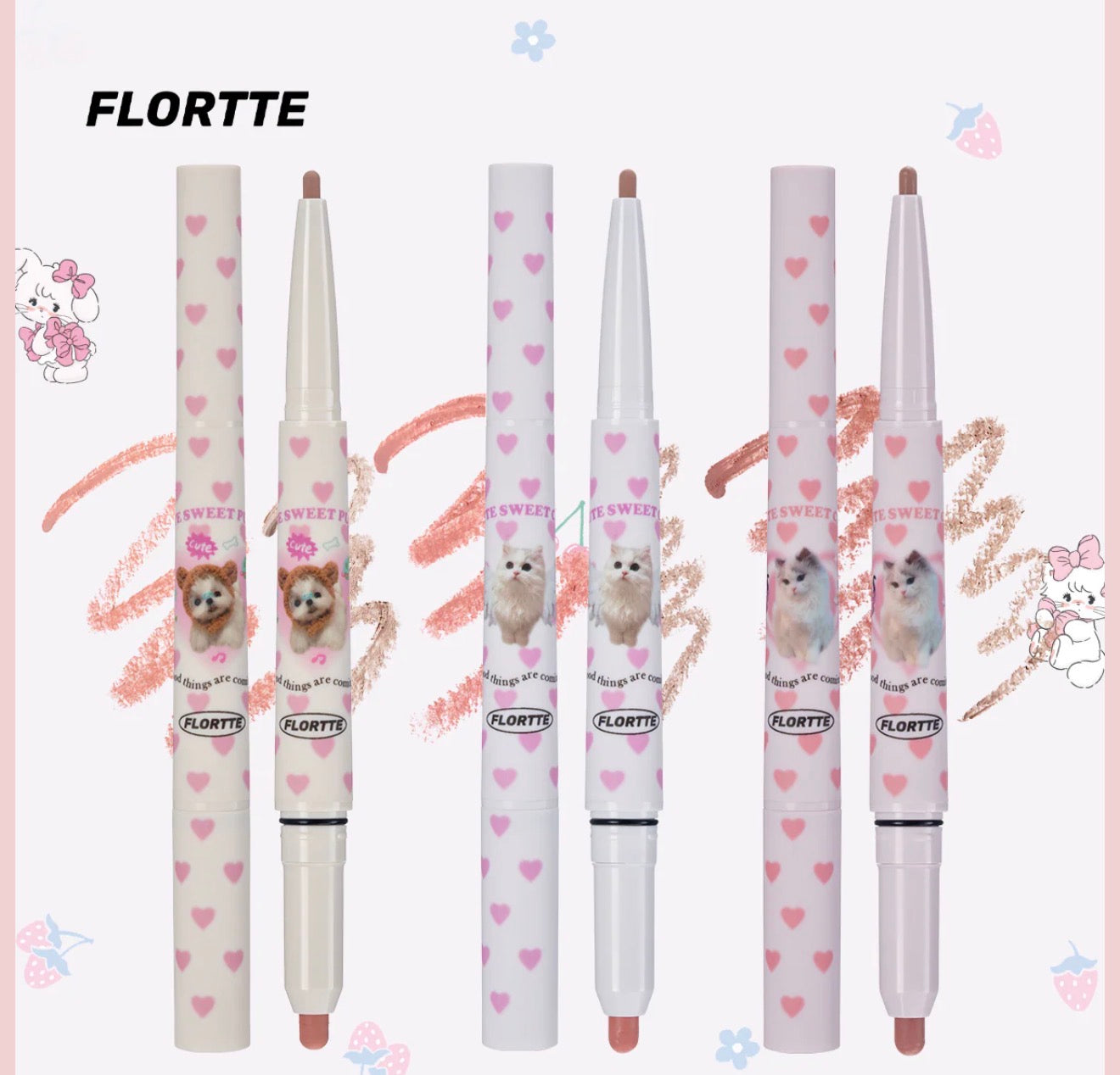 Flortte I Am Super Beauty Double Headed Lip Liner | Bunni Beauty
