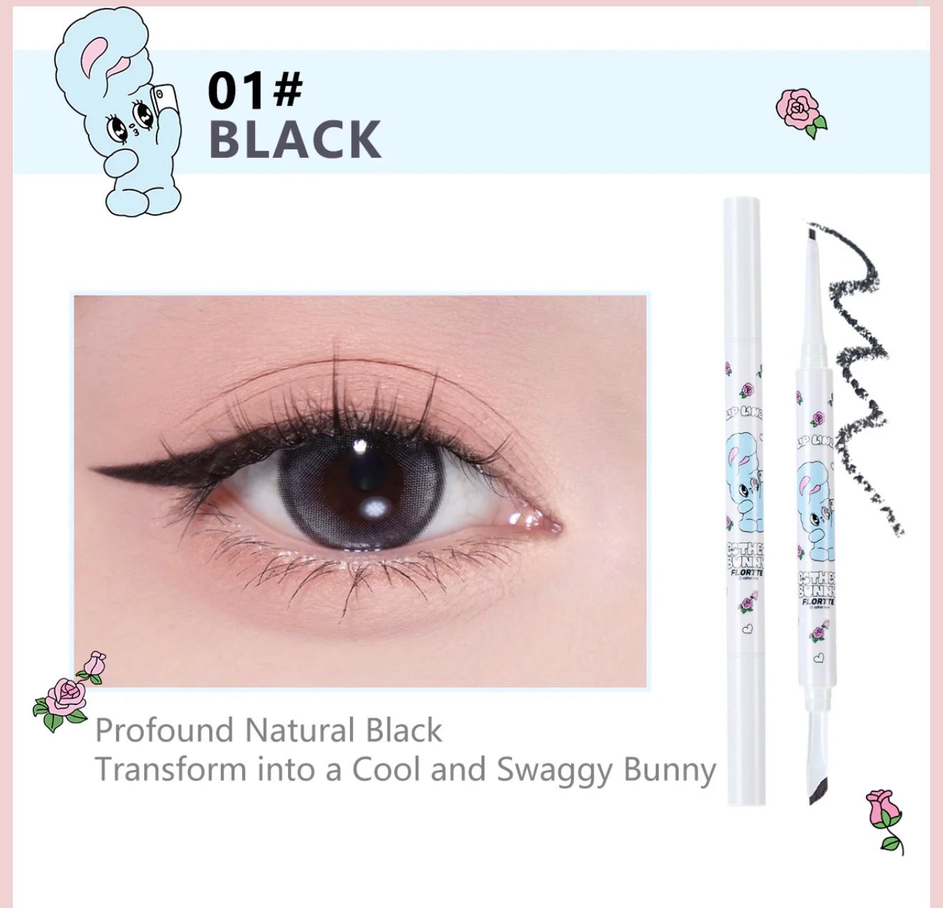 Flortte Esther Bunny Double-Ended Eyeliner | Bunni