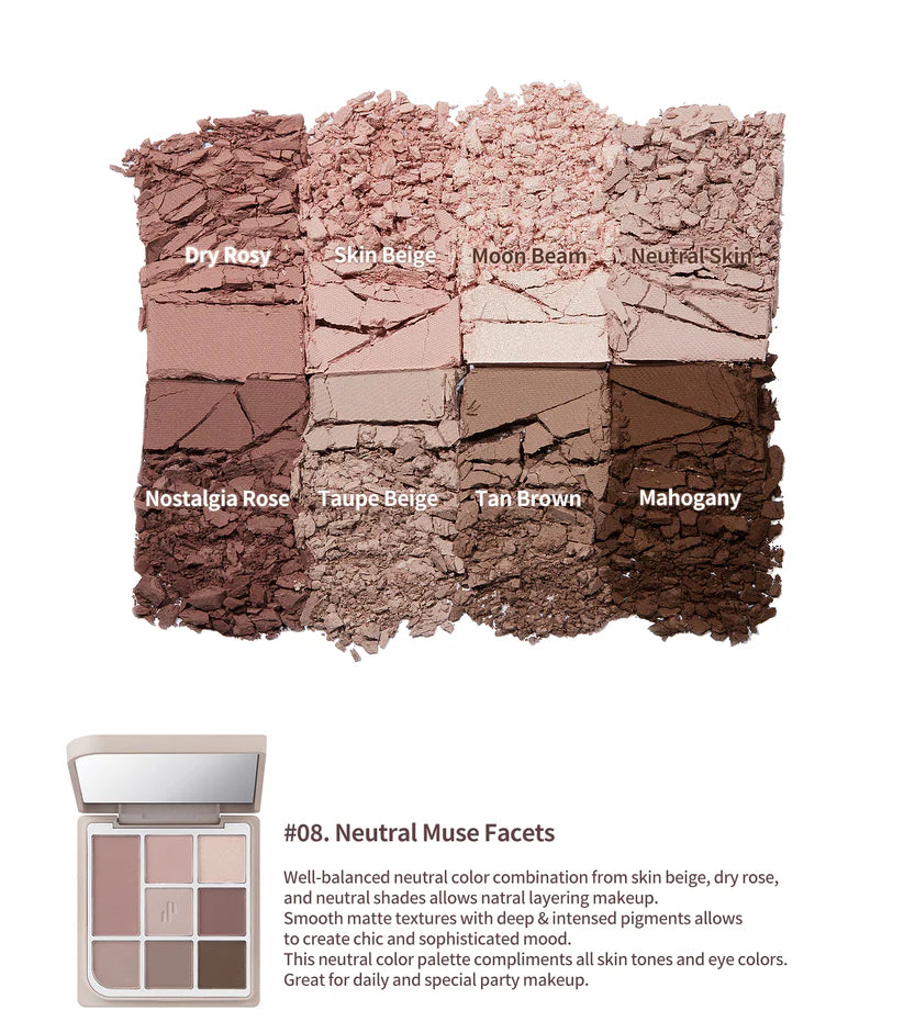 Heart Percent Dote On Mood Eye Palette | Bunni Beauty