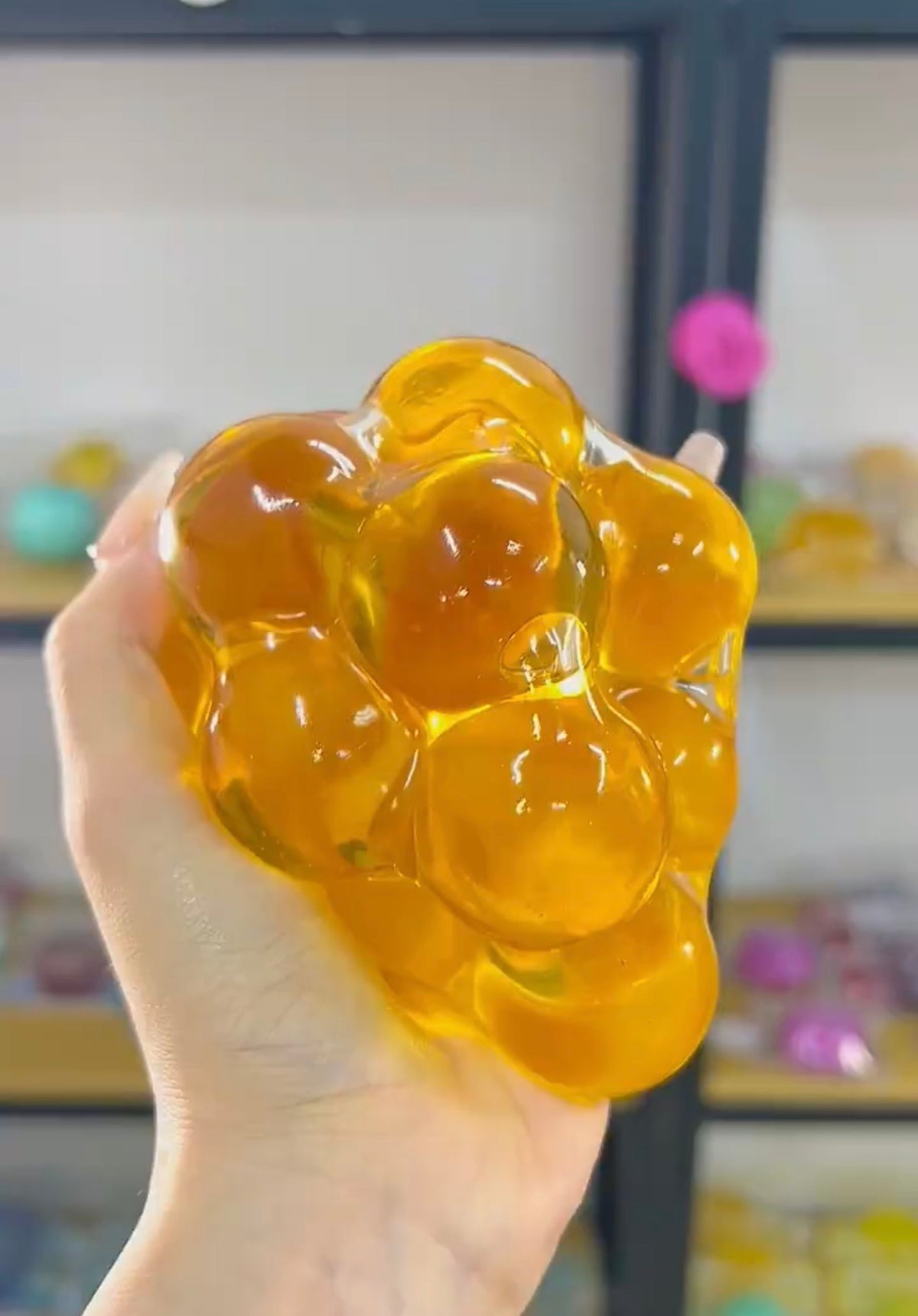 Crunchy Bead Squishy | Big Music Orbeez Ball Squishy | Soothing & Relaxing Sounds ASMR Fidget Toy | Bunni Beauty