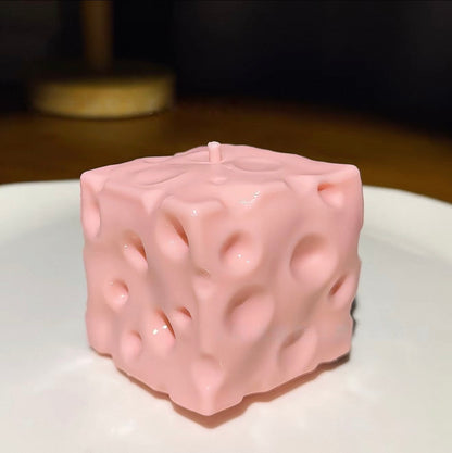 Viral Pink Cheese Squishy Fidget Toy