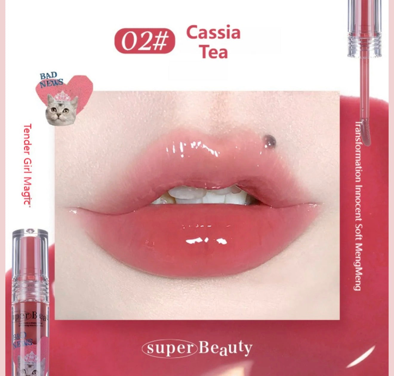 Flortte I Am Super Beauty Lip Gloss Serum | Bunni Beauty