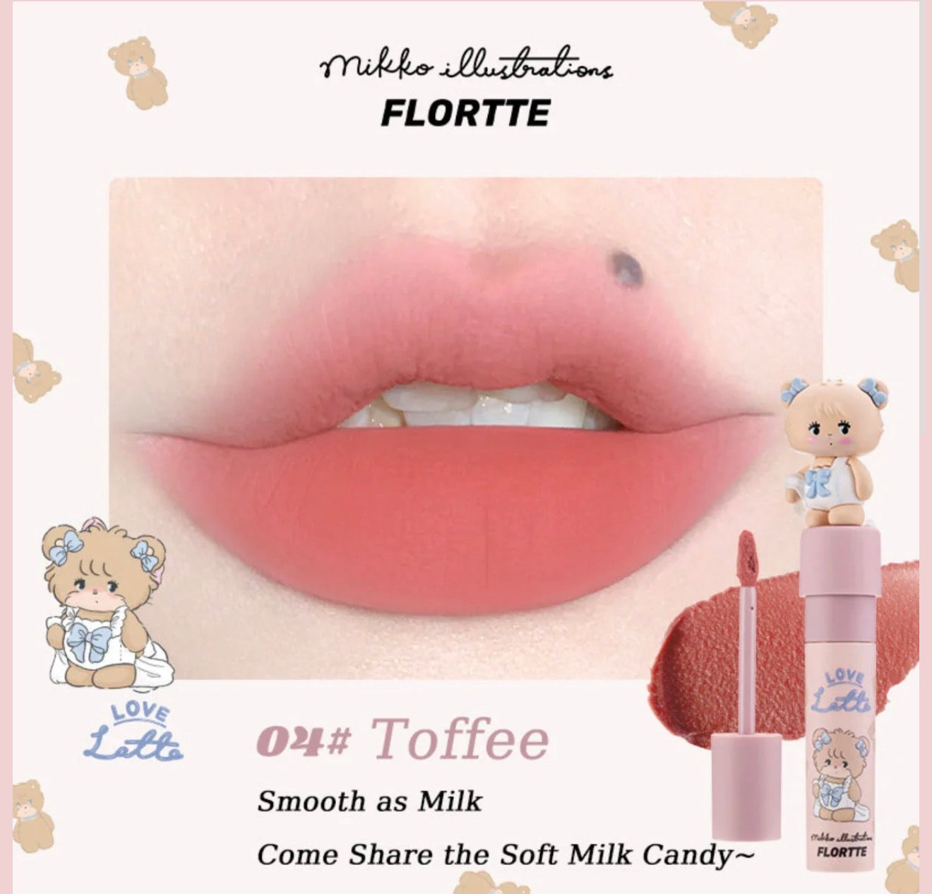 FLORTTE Mikko Lip Cream | Bunni Beauty