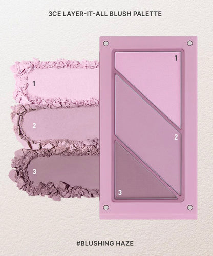 3CE Layer-It-All Blush Palette | Bunni Beauty