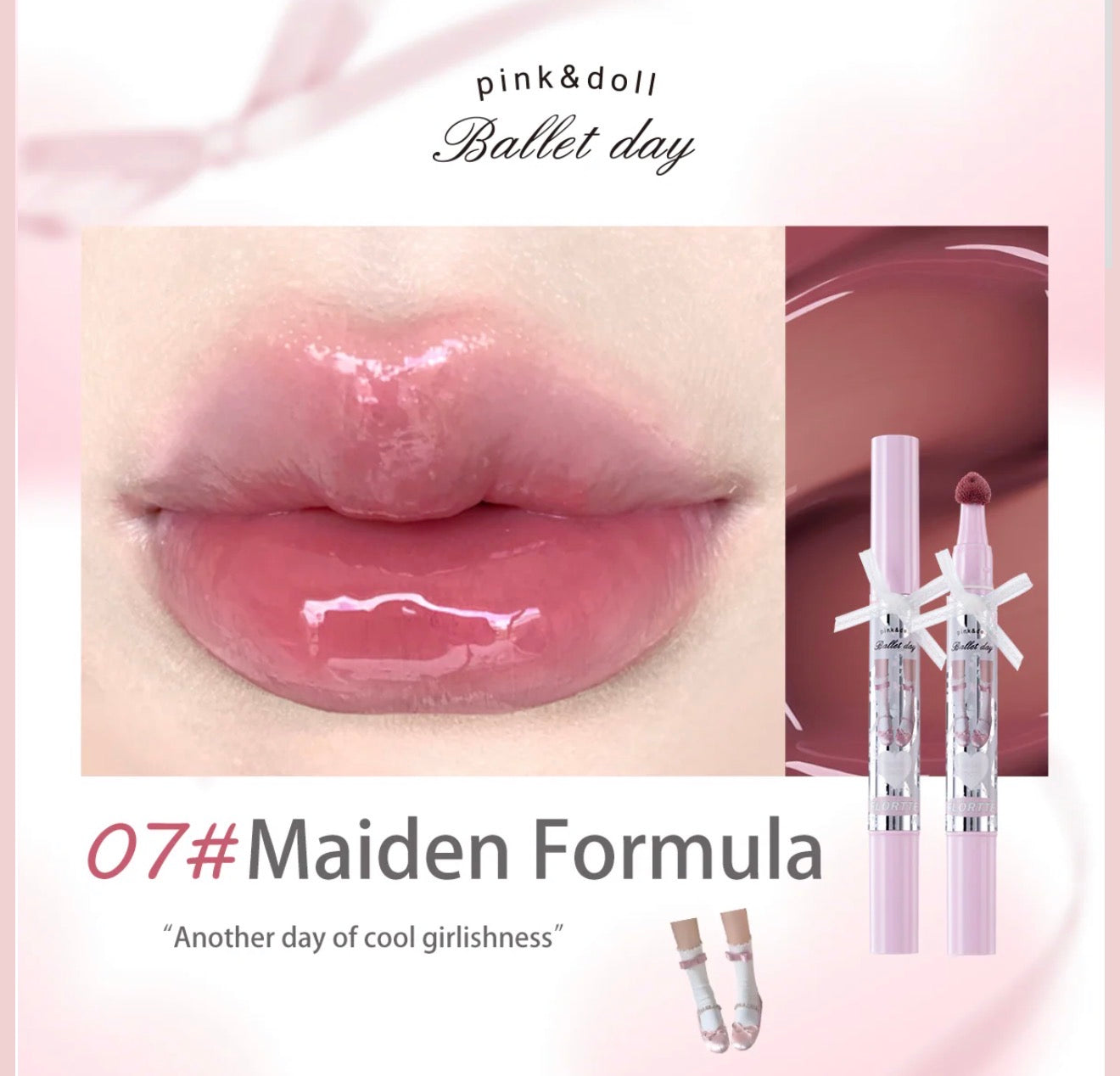 Flortte Small Bowknot Film-Forming Lip Gloss | Bunni Beauty