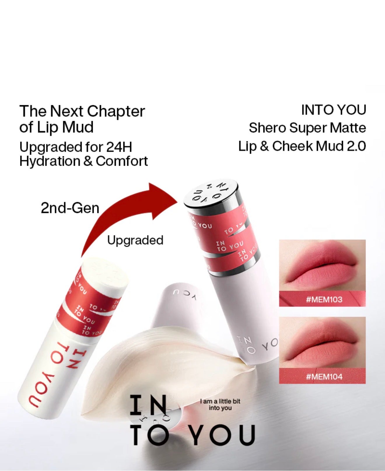 INTO YOU Shero Super Matte Lip & Cheek Mud 2.0 | Bunni