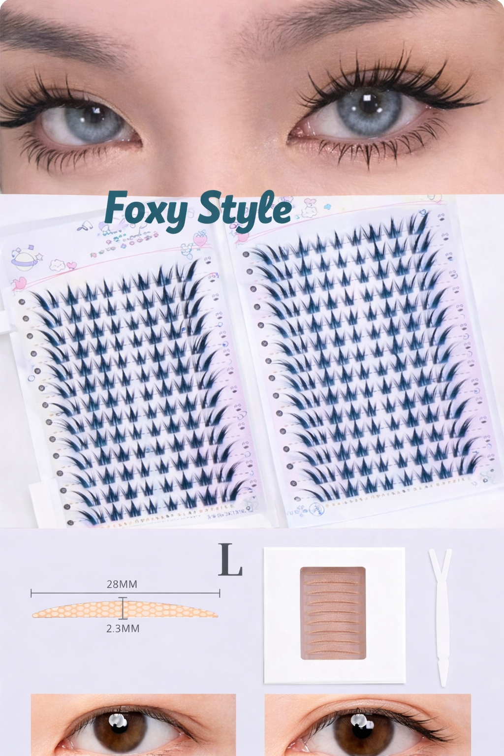 Double Eyelid Lash Set | Bunni Beauty