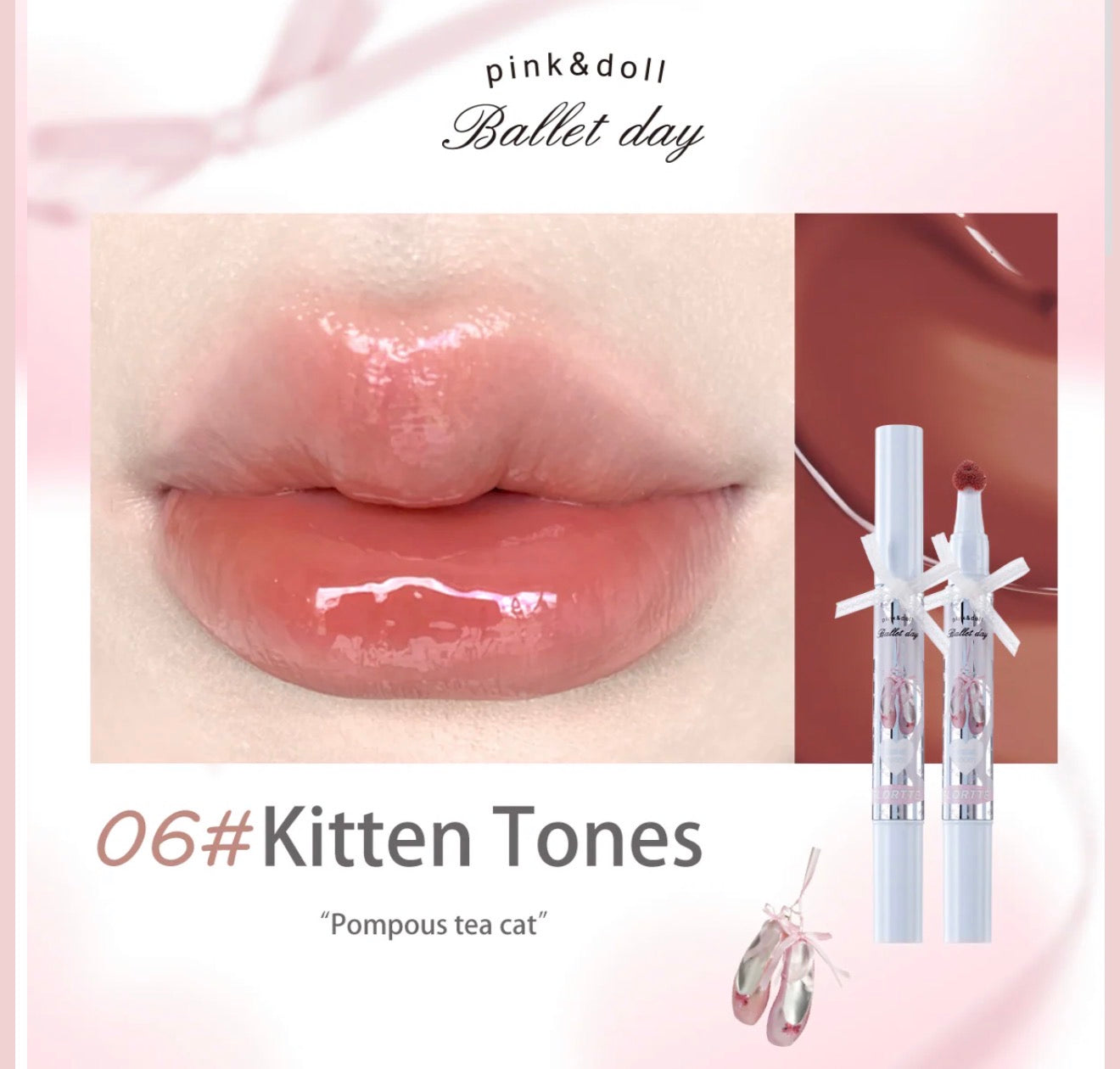 Flortte Small Bowknot Film-Forming Lip Gloss | Bunni Beauty