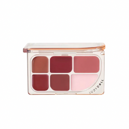 Judydoll 6-Color Multi-Use Lip Palette | Bunni Beauty