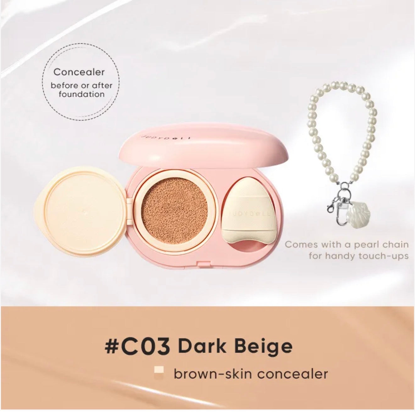 Judydoll Little Pearl Highlighting Concealer Cushion | Bunni Beauty