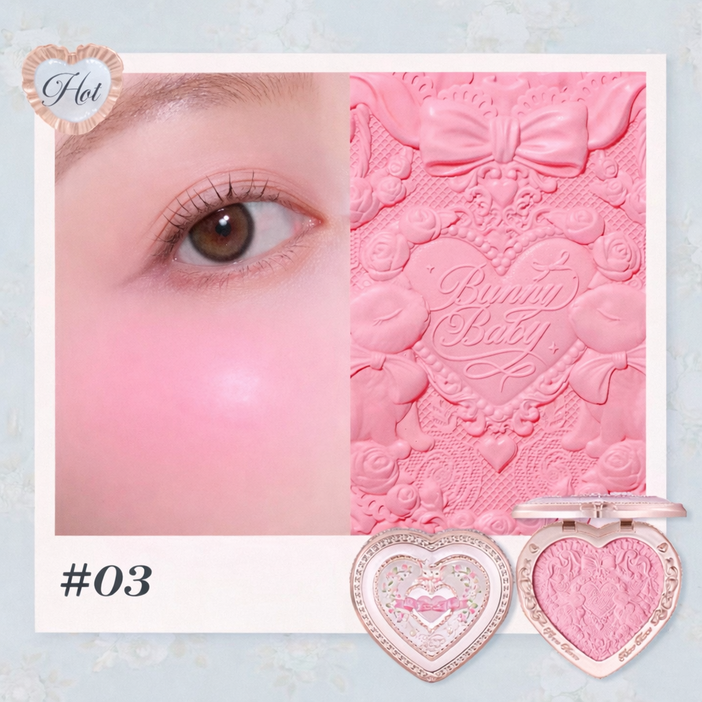 FlowerKnows Bunny Garden Embossed Blush | Bunni Beauty