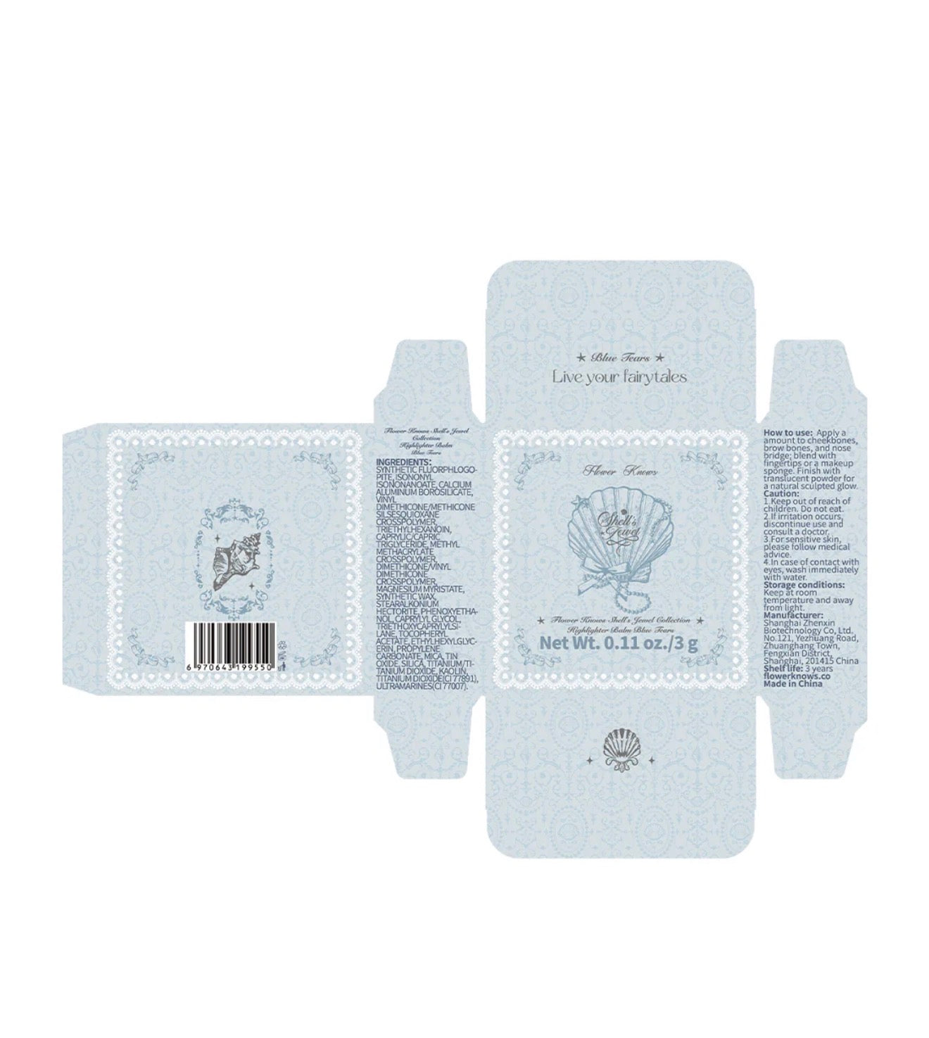 FlowerKnows Shell’s Jewel Highlighter Balm | Bunni Beauty