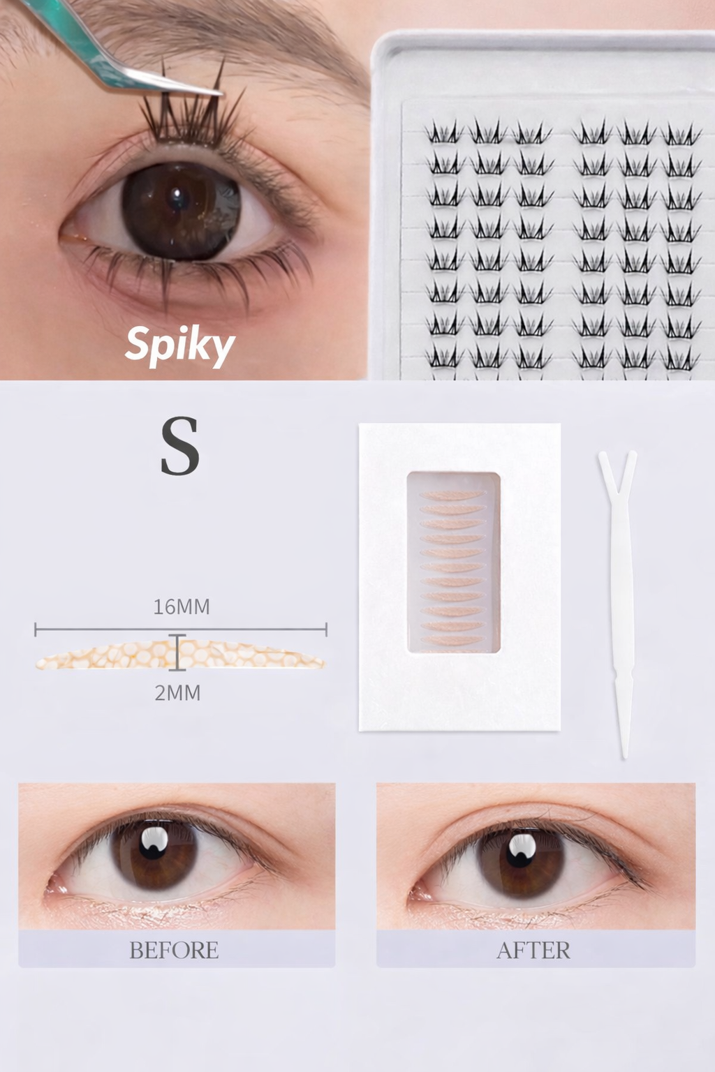 Double Eyelid Lash Set | Bunni Beauty