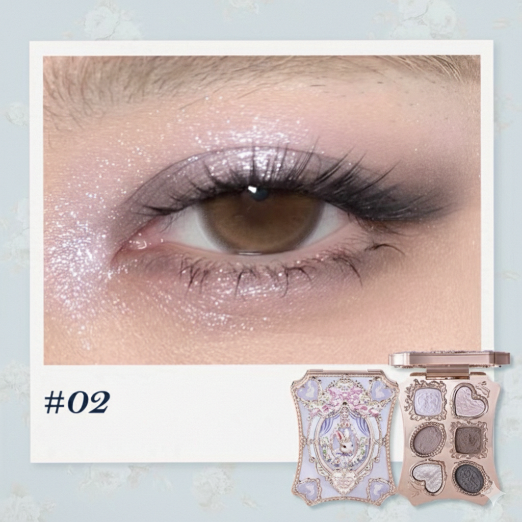 FlowerKnows Bunny Garden 6-Color Makeup Palette | Bunni Beauty