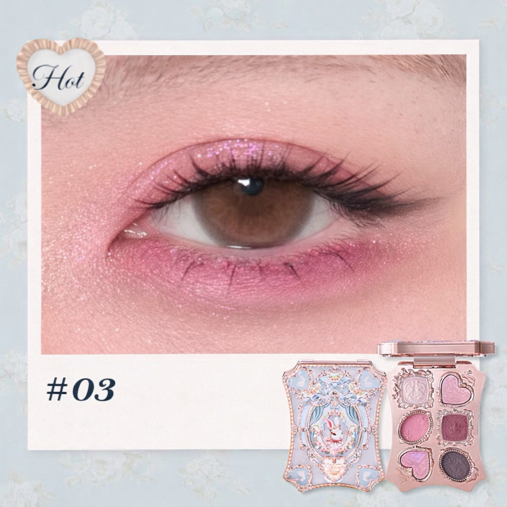 FlowerKnows Bunny Garden 6-Color Makeup Palette | Bunni Beauty