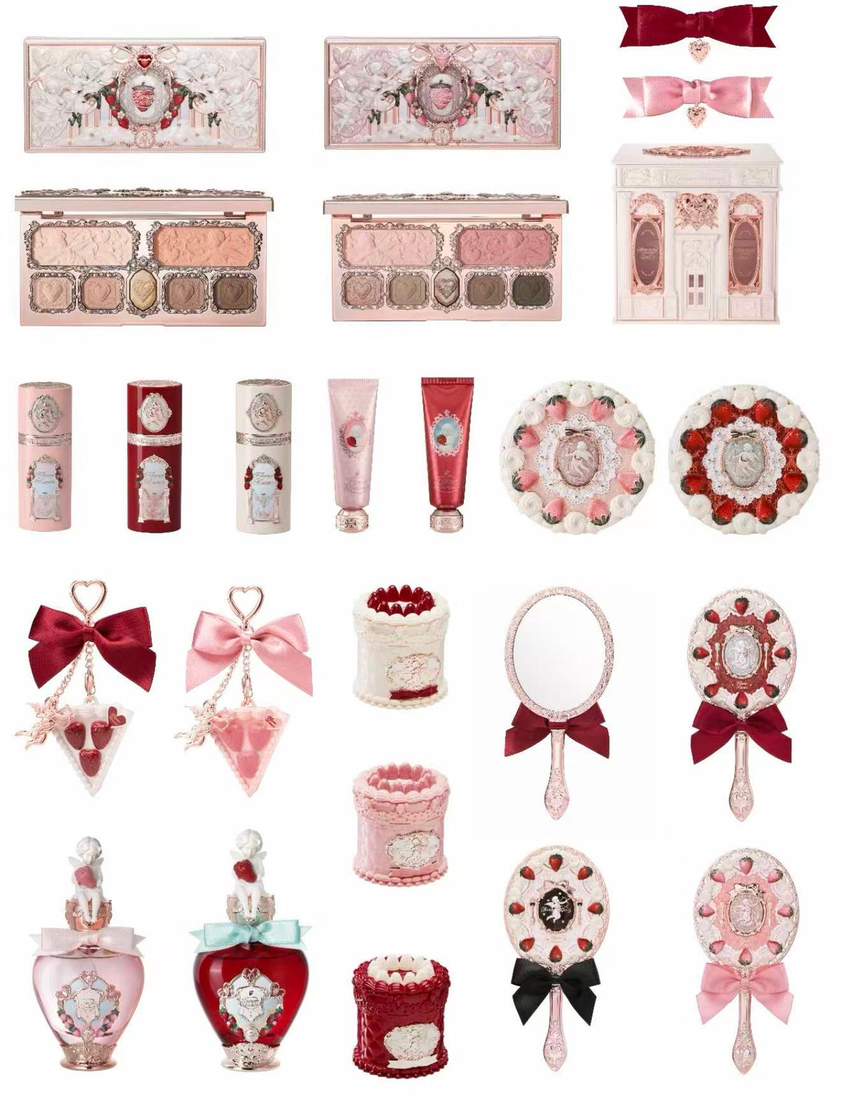 Limited Edition FlowerKnows Full Strawberry Cupid Gift Set + 3 Special Gifts | Bunni Beauty
