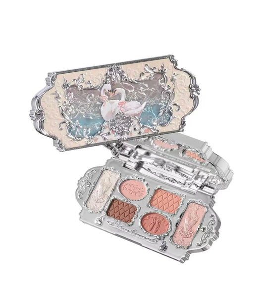 FlowerKnows Swan Ballet Six-Color Makeup Palette 01 White Swan | Bunni Beauty