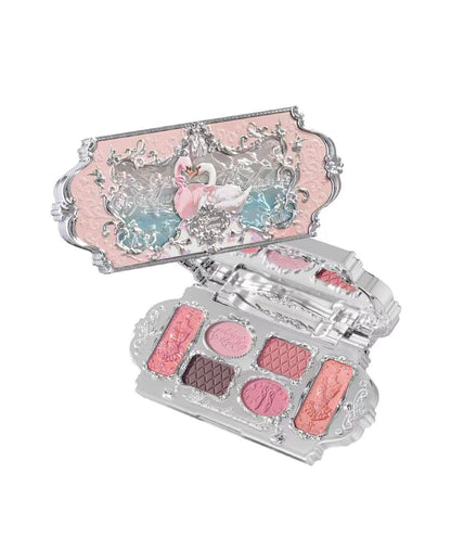 Flowerknows Swan Ballet Six-Color Makeup Palette 02 Black Swan | Bunni Beauty