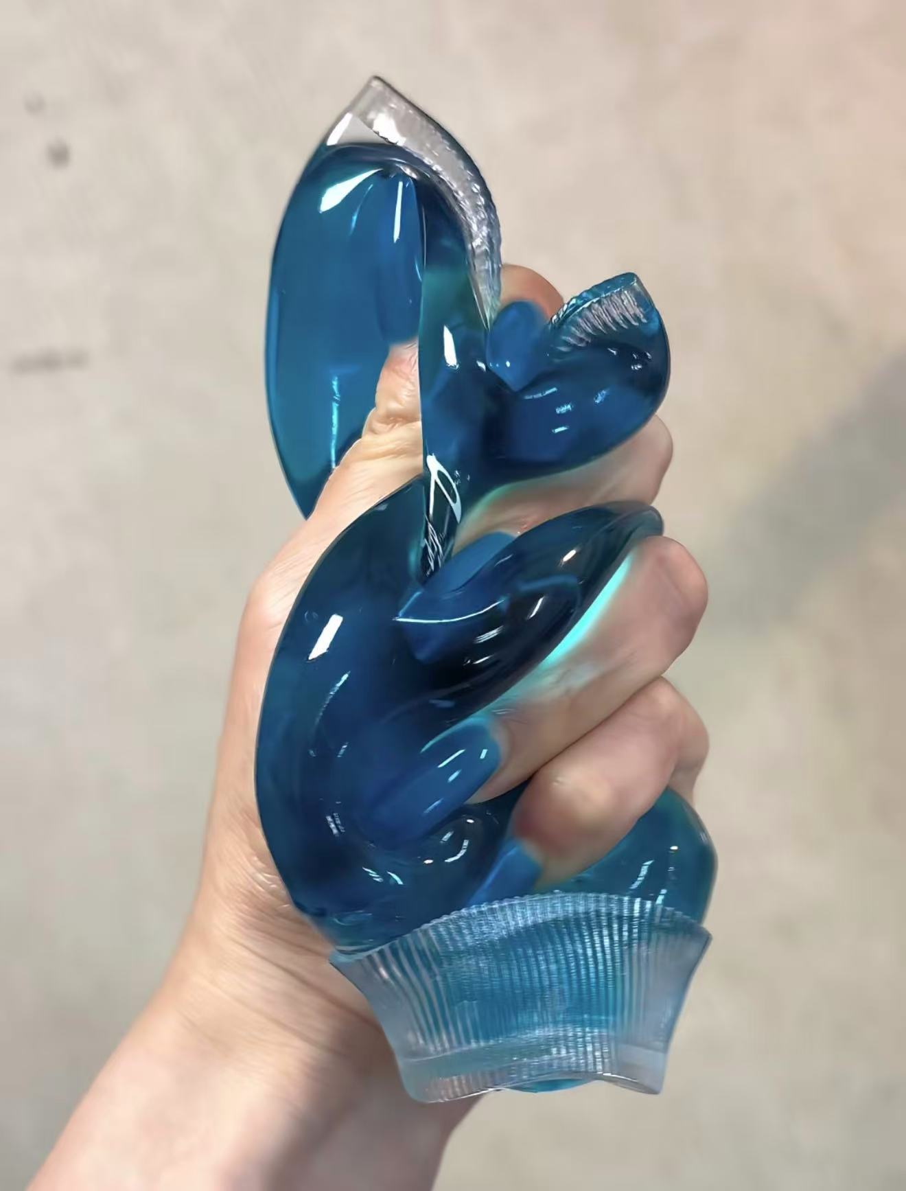Viral Toothpaste Squishy Toy | Clear Slow Rise Soft Fidget Toy | Bunni Beauty