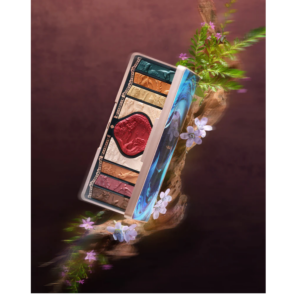 Florasis Floral Engraving Phoenix Makeup Palette | Bunni Beauty