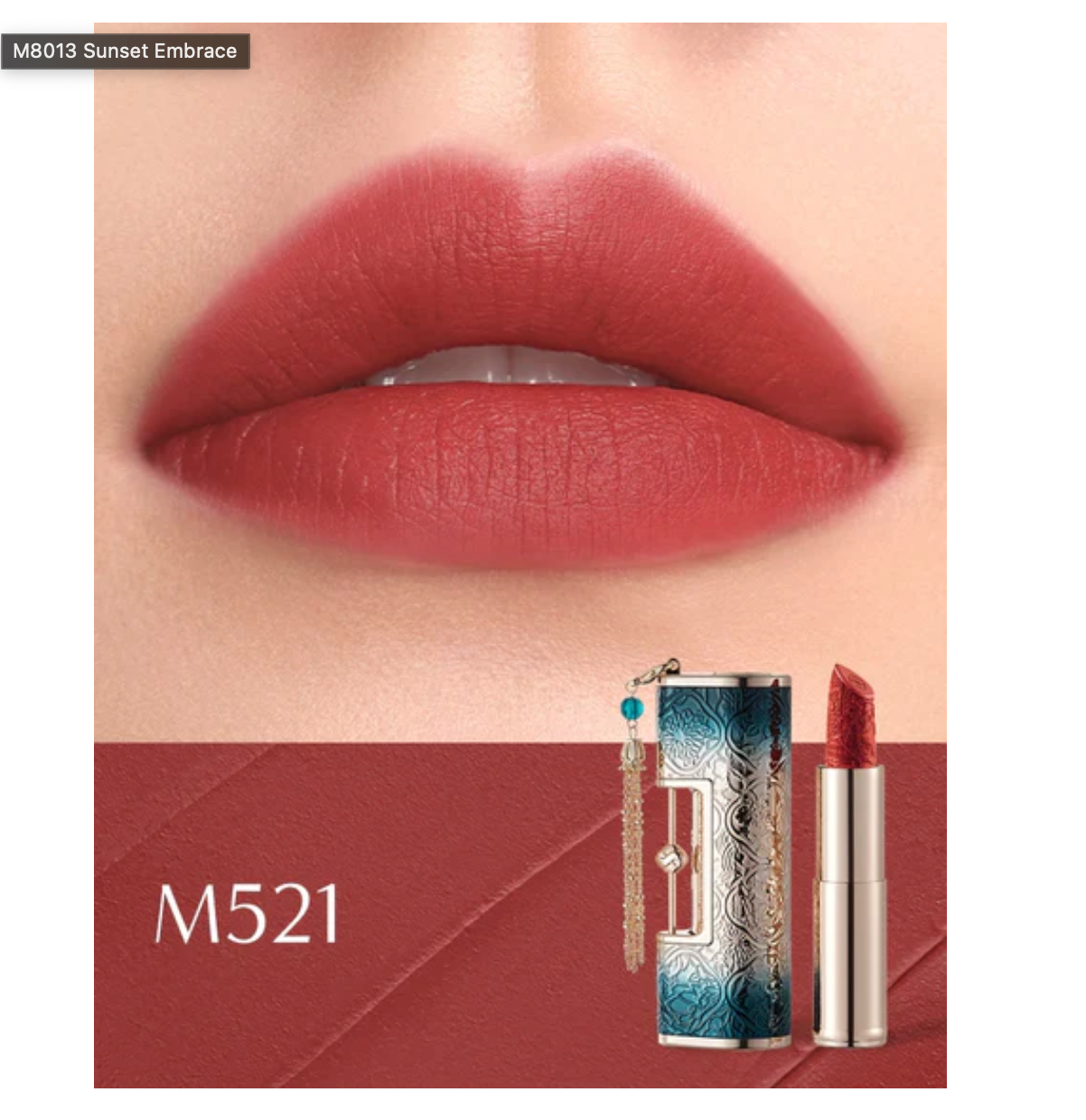 Florasis Blooming Rouge Love Lock Lipstick | Bunni Beauty