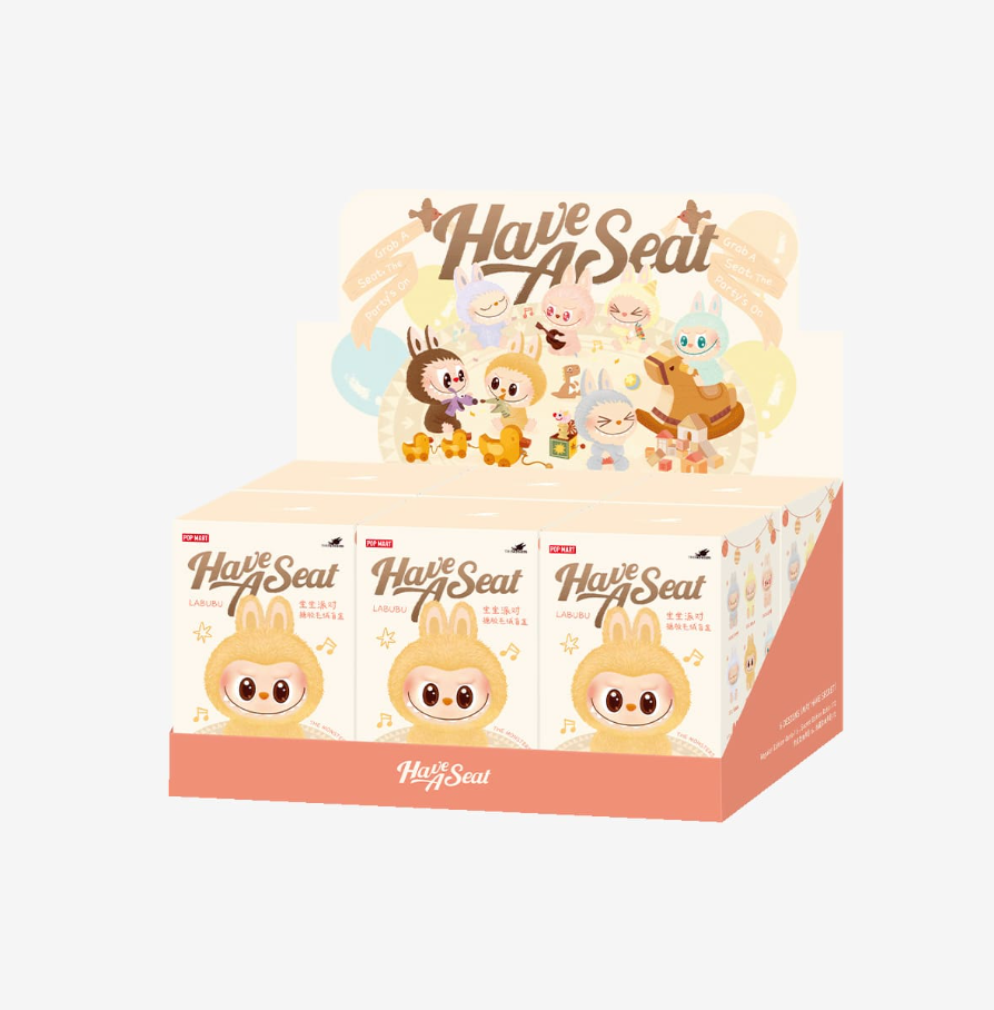 THE MONSTERS – Have a Seat Vinyl Plush Blind Box | Bunni Beauty