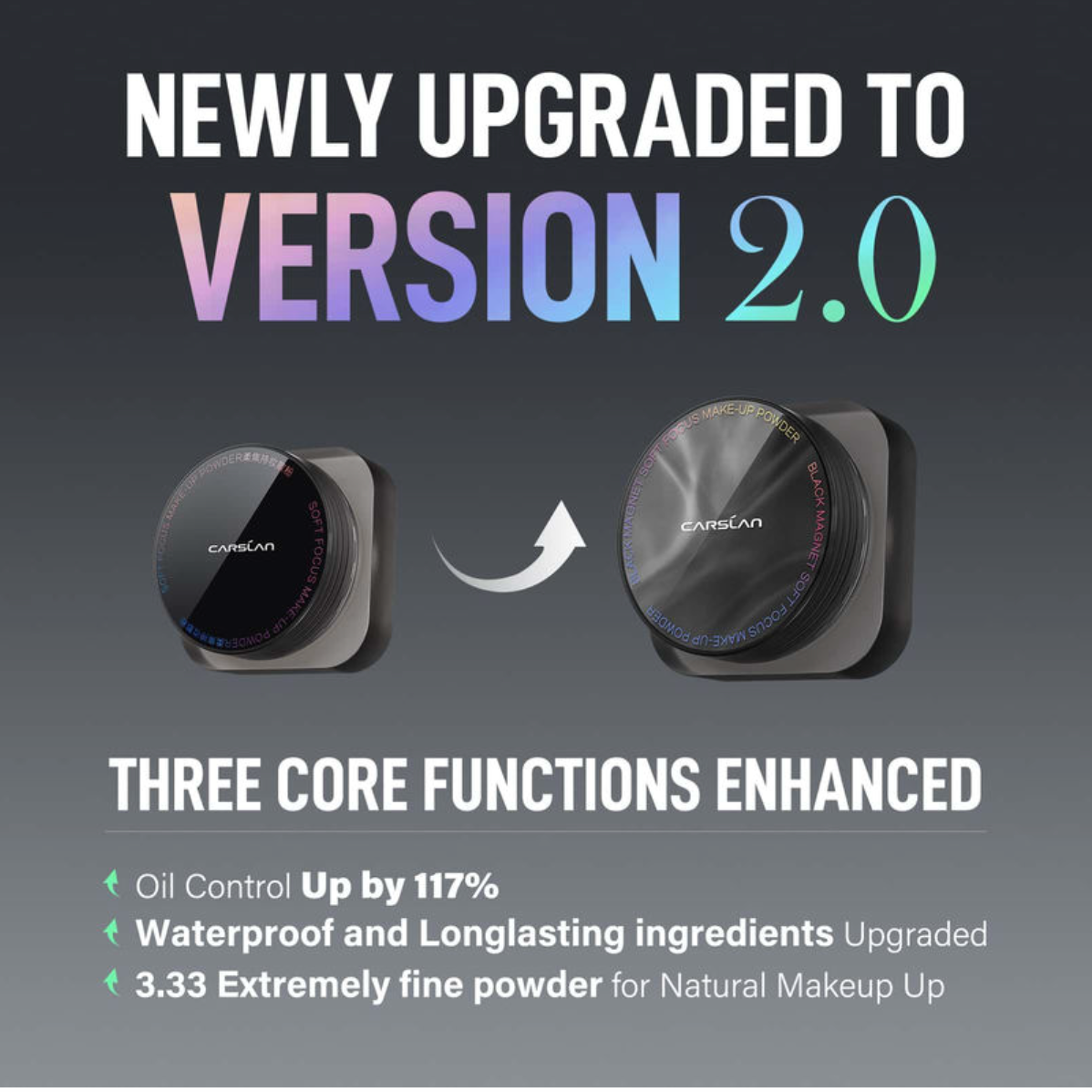 Carslan Black Magnet Soft Focus Powder 2.0 8g | Bunni