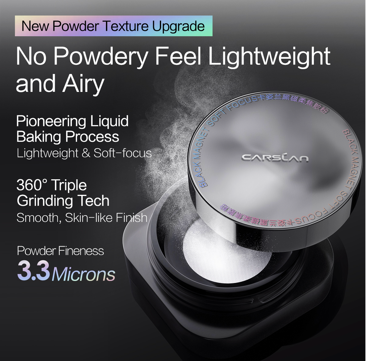 Carslan Black Magnet Soft Focus Powder 2.0 8g | Bunni