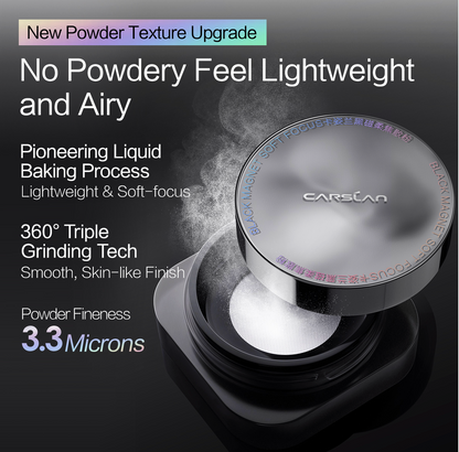 Carslan Black Magnet Soft Focus Powder 2.0 8g | Bunni