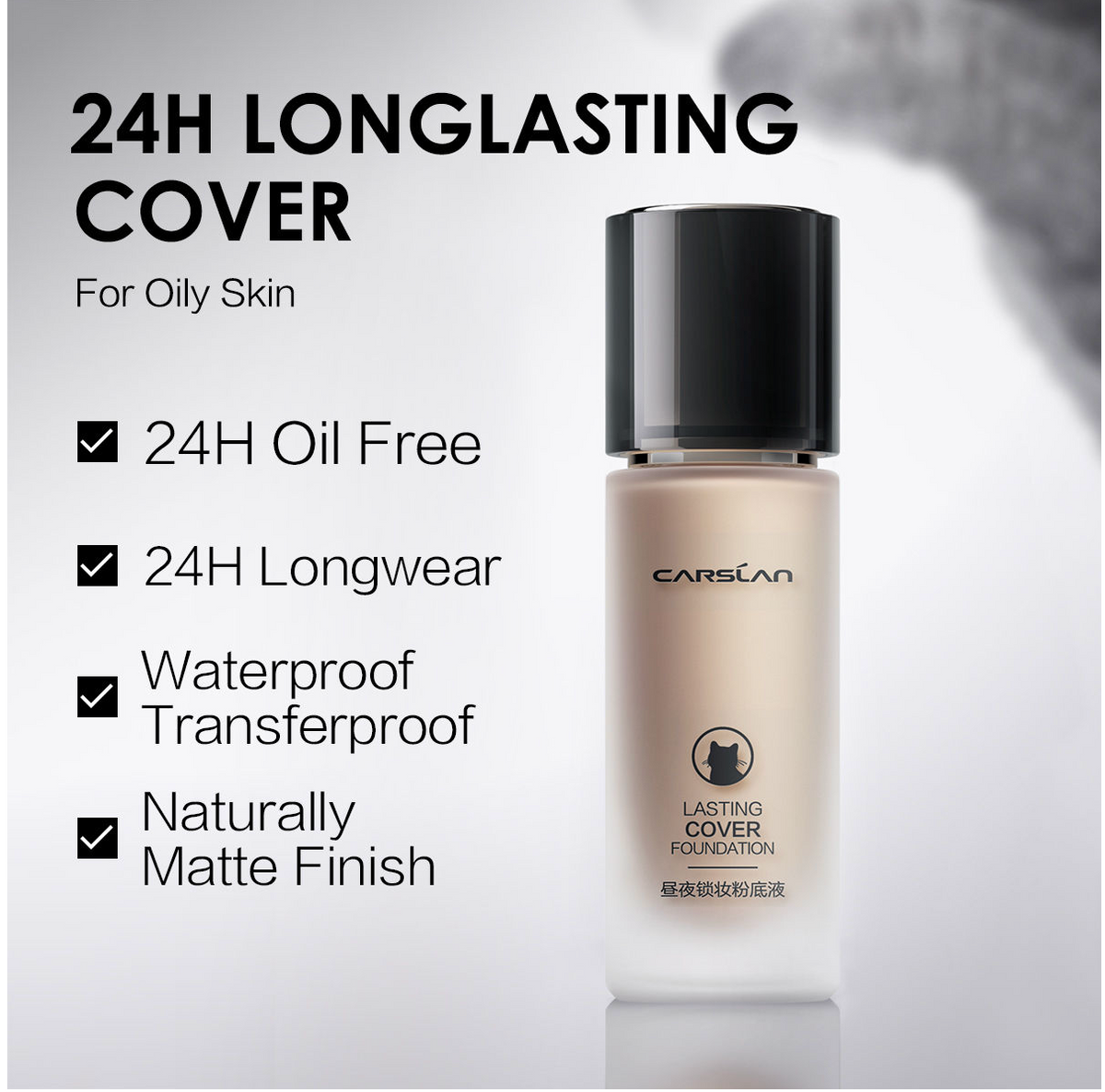 Carslan Lasting Cover Foundation 30g | Bunni Beauty
