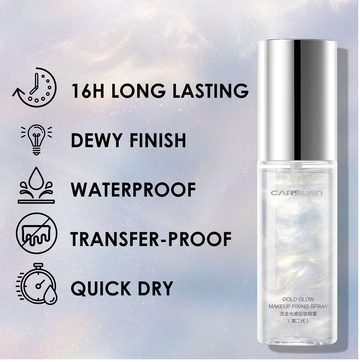 Carslan Dewy Setting Spray 12h 1.7oz | Bunni Beauty