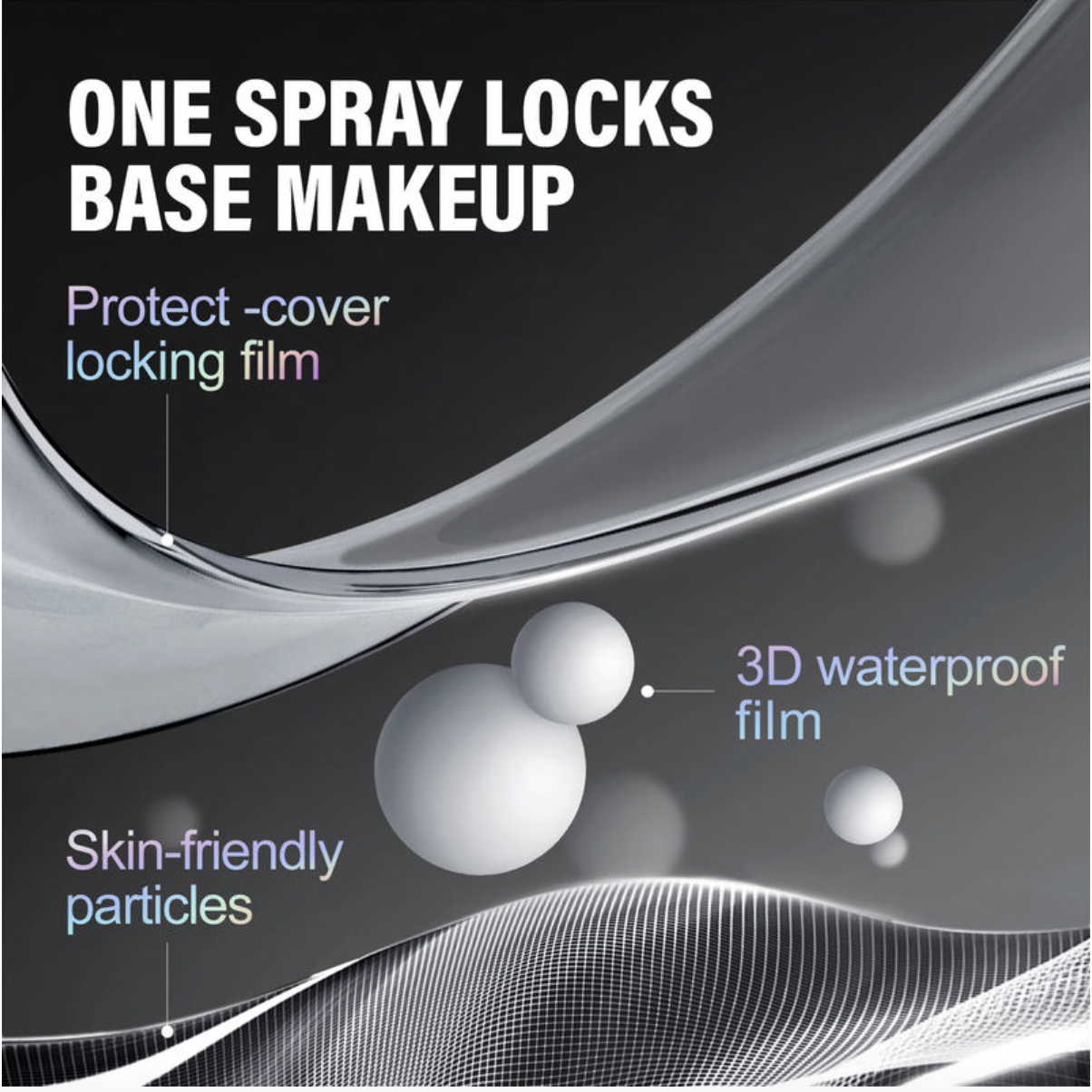 Carslan Black Magnet Liquid Powder Setting Spray 100ml | Bunni