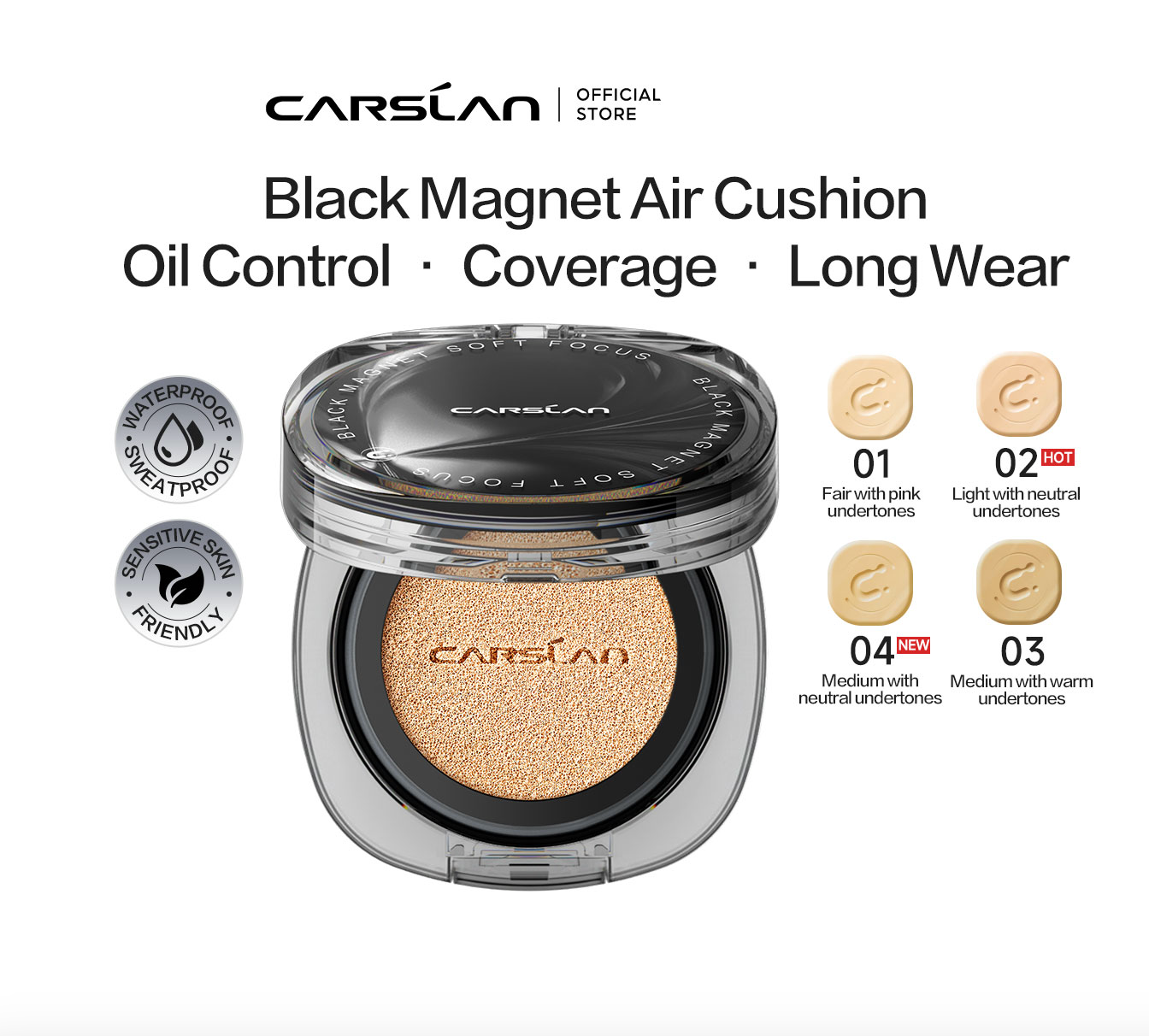 Carslan Black Magnet Cushion Foundation 2.0 | Bunni Beauty