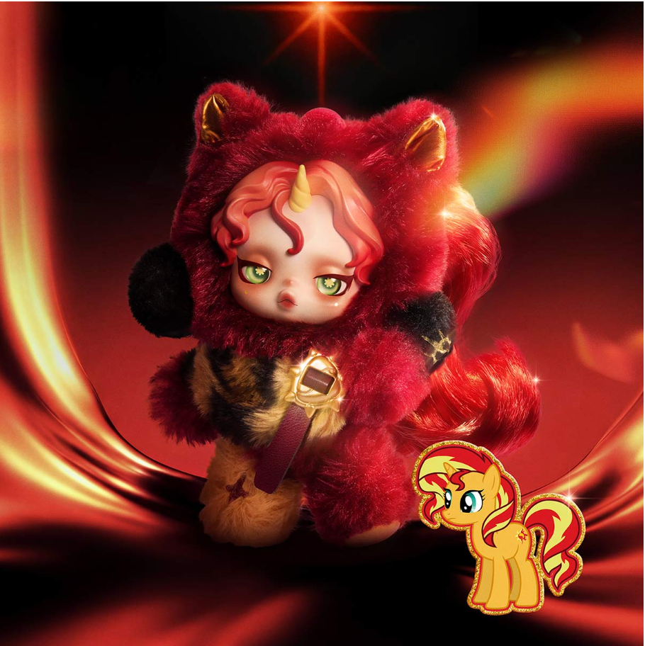 SKULLPANDA × My Little Pony Series Plush Doll Pendant | Bunni Beauty