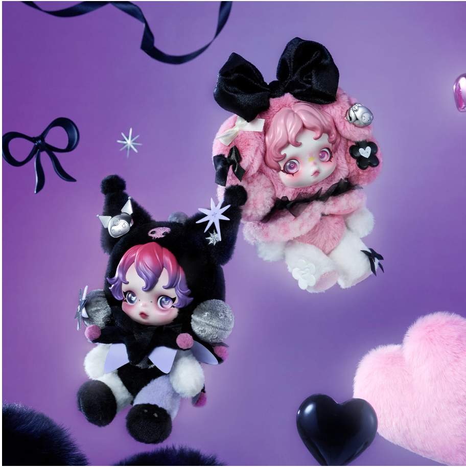 SKULLPANDA × KUROMI Plush | Bunni Beauty