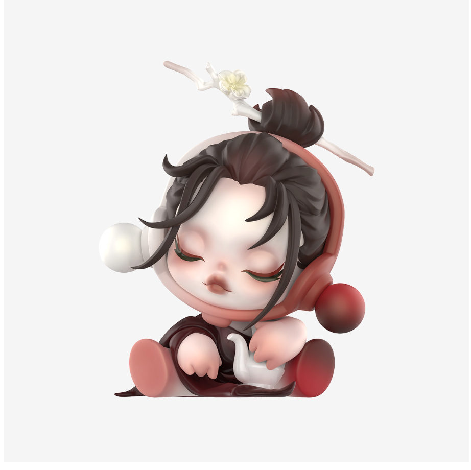 SKULLPANDA The Ink Plum Blossom Series Figures | Bunni Beauty