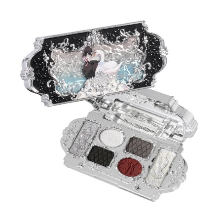 Flowerknows Swan Ballet Six-Color Makeup Palette 02 Black Swan | Bunni Beauty
