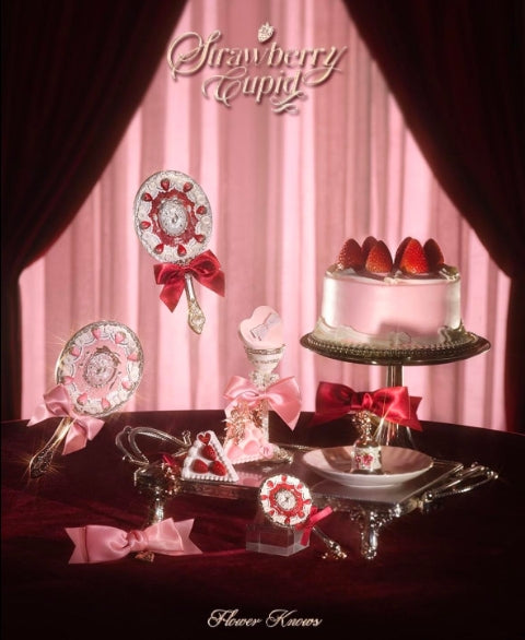 Limited Edition FlowerKnows Full Strawberry Cupid Gift Set + 3 Special Gifts | Bunni Beauty