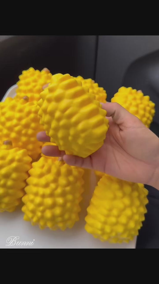 Viral Crunchy Durian Squishy | Soft ASMR Crunch Fidget Toy | Bunni Beauty